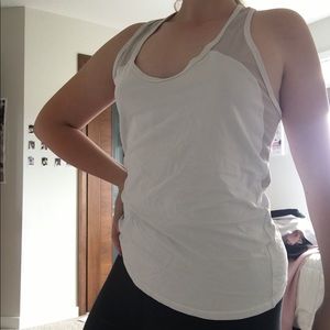Lululemon white tank top
